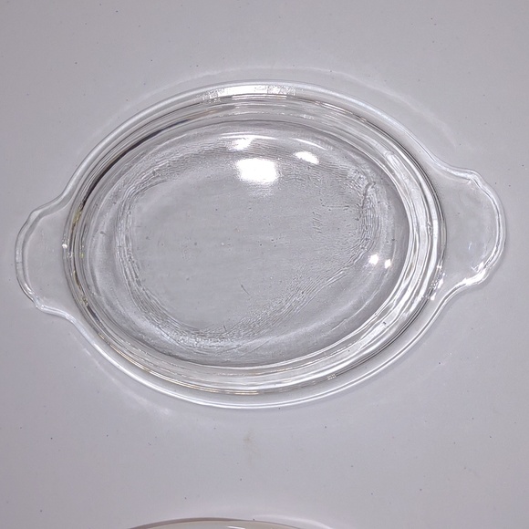 Vintage Fire King Anchor Hocking 467 Oval Casserole w/lid Copper Peach 11 - 2 qt - Picture 11 of 13